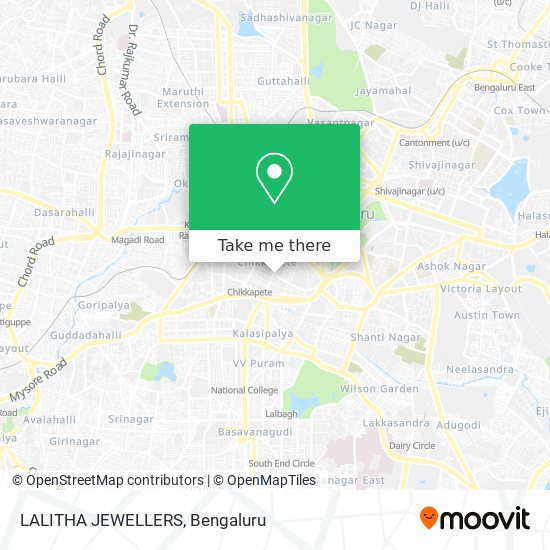 LALITHA JEWELLERS map