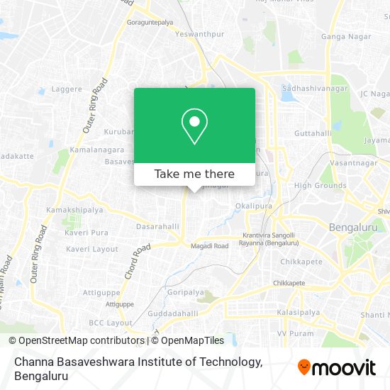 Channa Basaveshwara Institute of Technology map