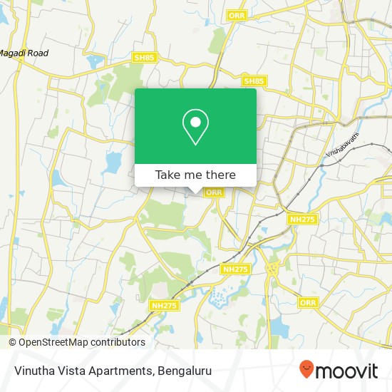 Vinutha Vista Apartments map