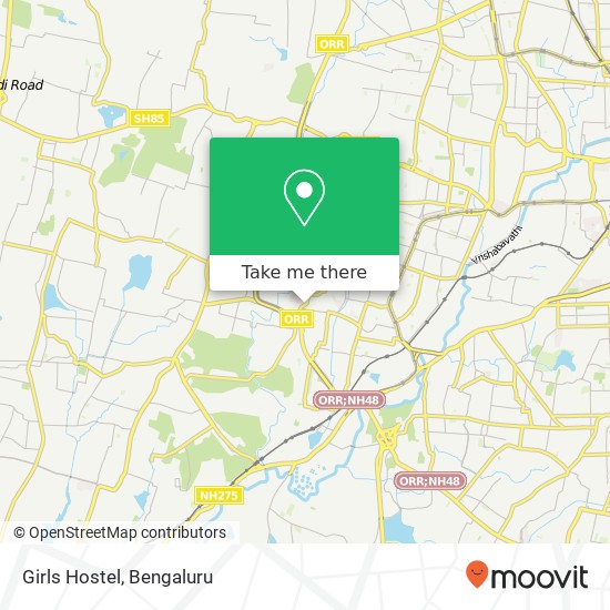 Girls Hostel map