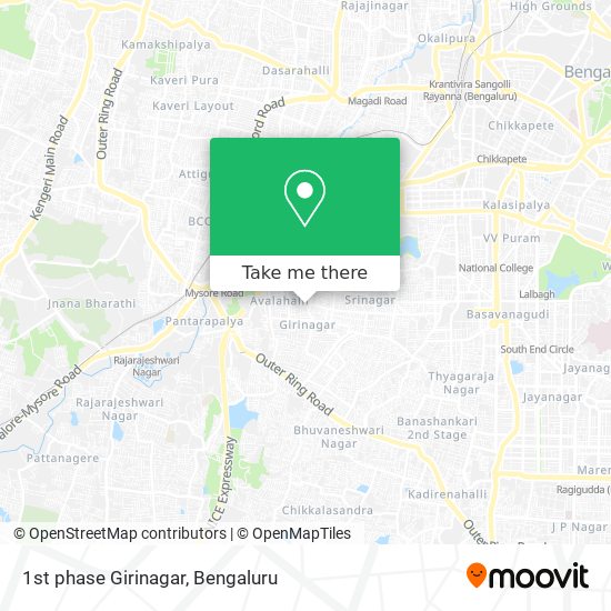 1st phase Girinagar map