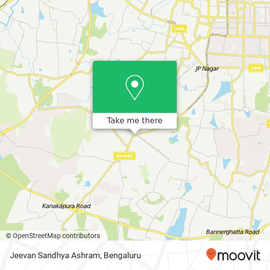 Jeevan Sandhya Ashram map