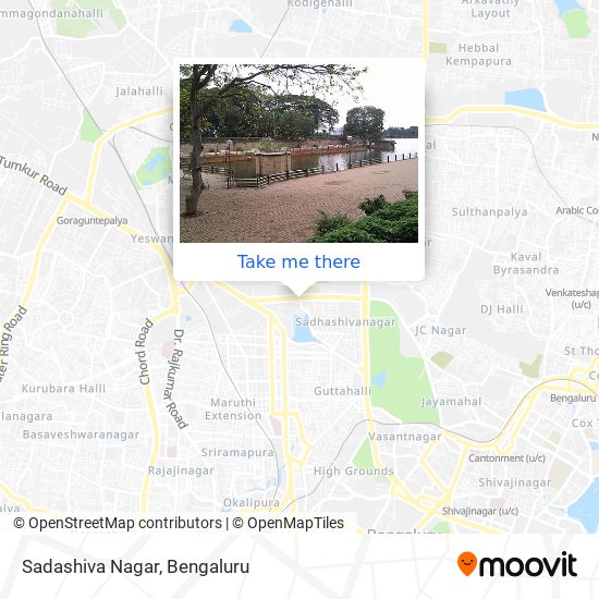 Sadashiva Nagar map