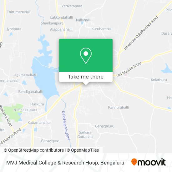 MVJ Medical College & Research Hosp map