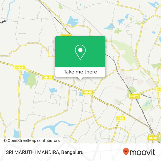 SRI MARUTHI MANDIRA map