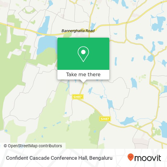 Confident Cascade Conference Hall map