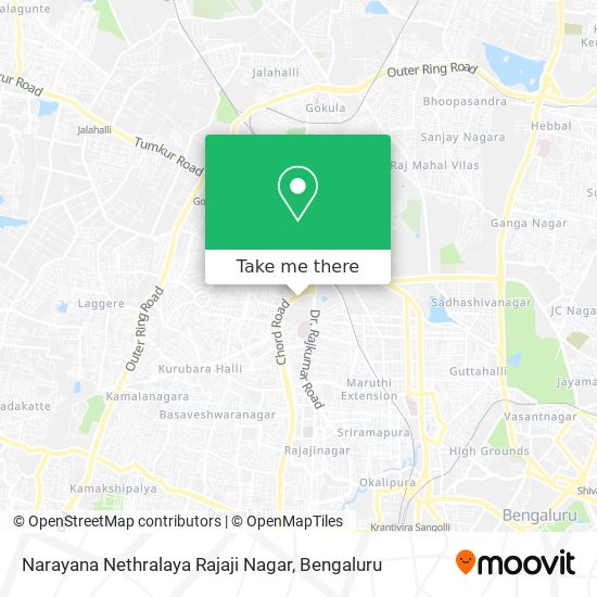Narayana Nethralaya Rajaji Nagar map