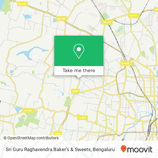 Sri Guru Raghavendra Baker's & Sweets map