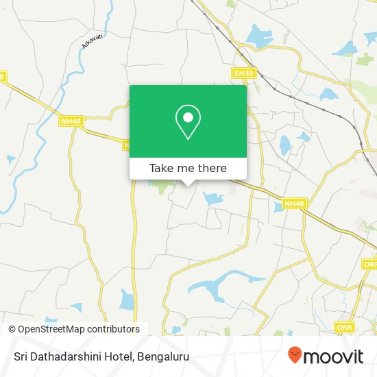 Sri Dathadarshini Hotel map