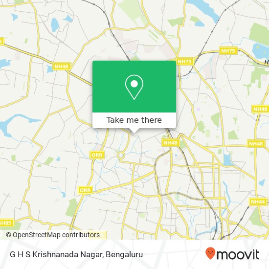 G H S Krishnanada Nagar map