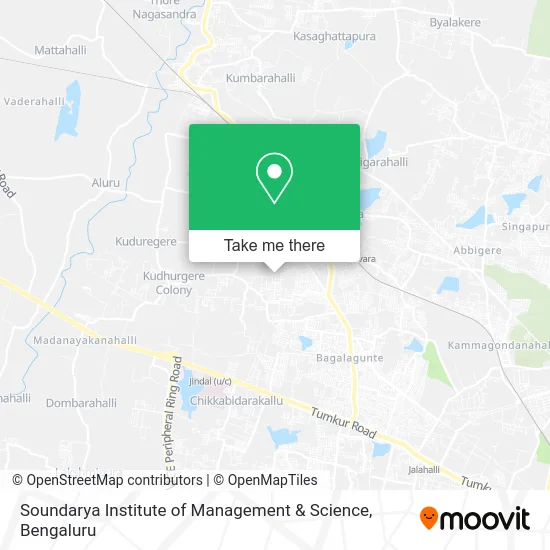 Soundarya Institute of Management & Science map