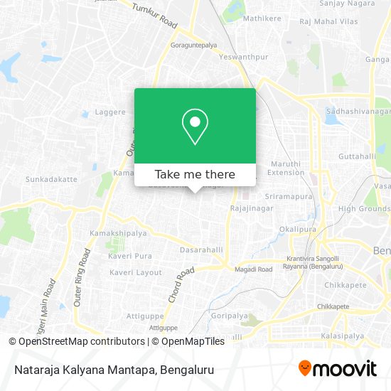 Nataraja Kalyana Mantapa map