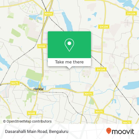 Dasarahalli Main Road map