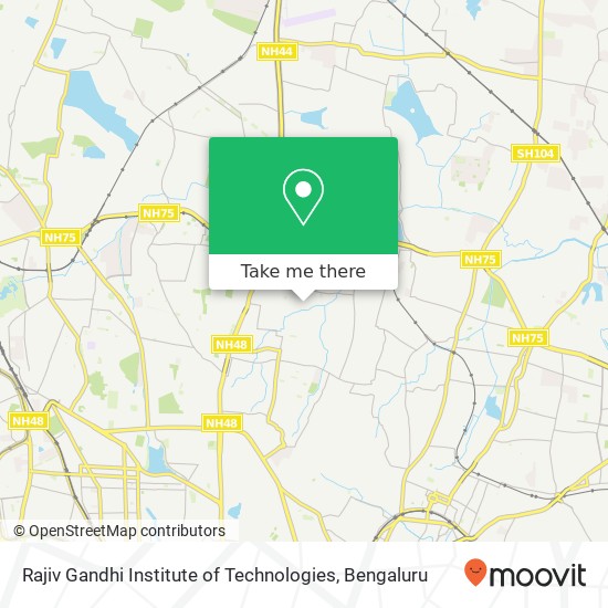 Rajiv Gandhi Institute of Technologies map