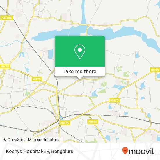 Koshys Hospital-ER map