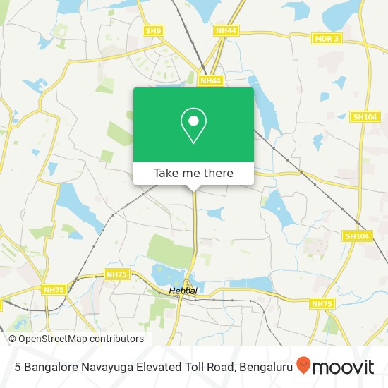 5 Bangalore Navayuga Elevated Toll Road map