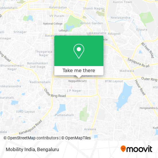 Mobility India map