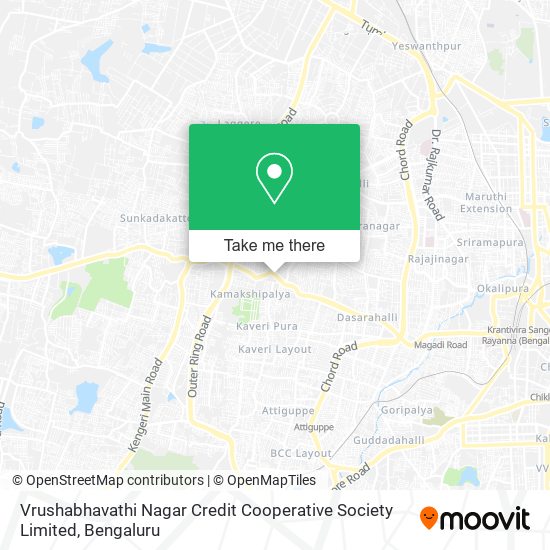 Vrushabhavathi Nagar Credit Cooperative Society Limited map