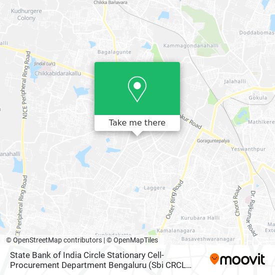 State Bank of India Circle Stationary Cell-Procurement Department Bengaluru map