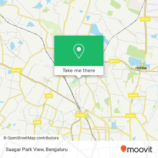 Saagar Park View map