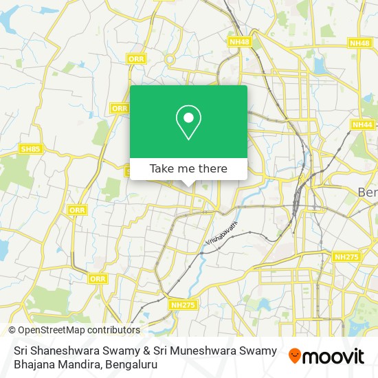 Sri Shaneshwara Swamy & Sri Muneshwara Swamy Bhajana Mandira map