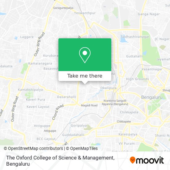 The Oxford College of Science & Management map