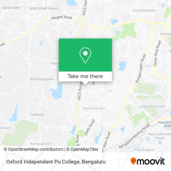 Oxford Independent Pu College map
