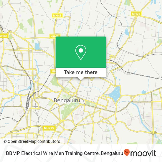 BBMP Electrical Wire Men Training Centre map