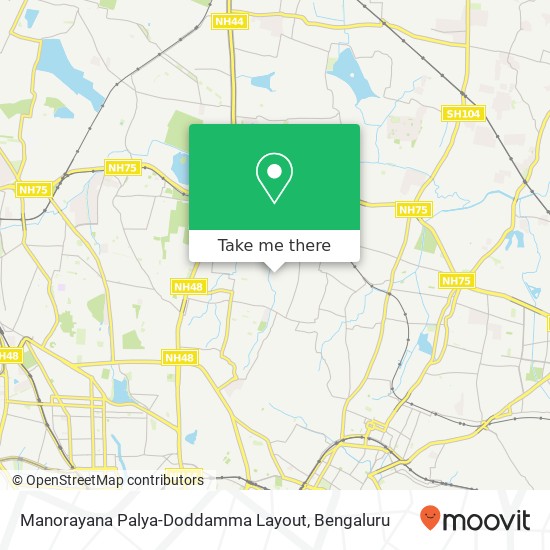 Manorayana Palya-Doddamma Layout map