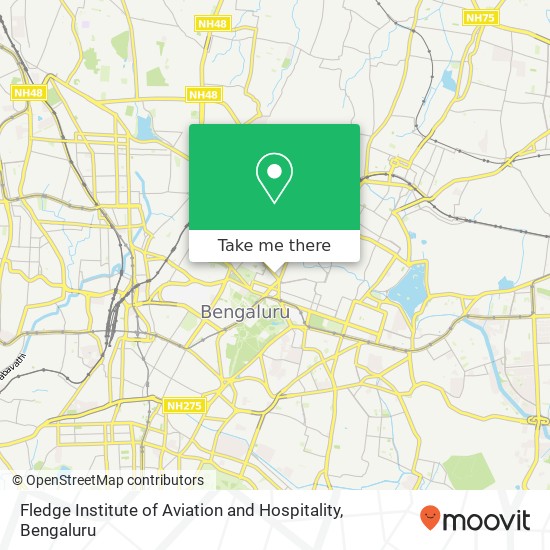 Fledge Institute of Aviation and Hospitality map