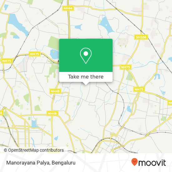 Manorayana Palya map