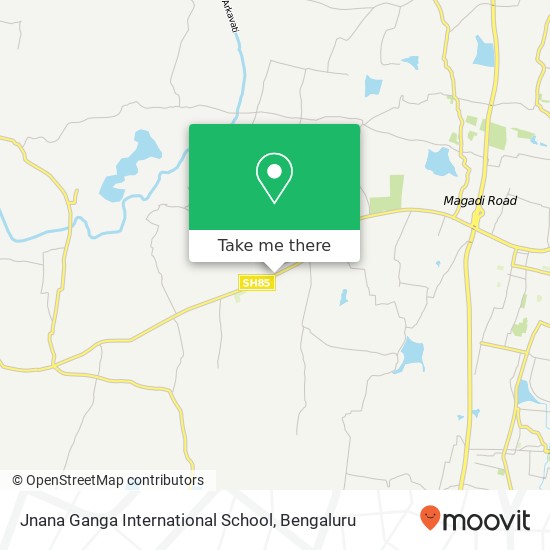 Jnana Ganga International School map