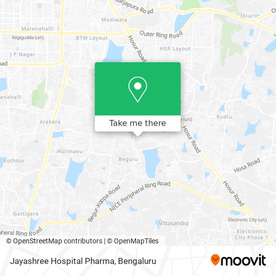 Jayashree Hospital Pharma map