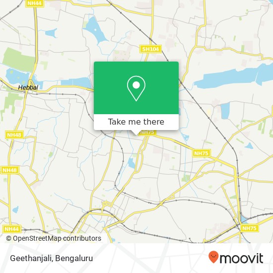 Geethanjali map
