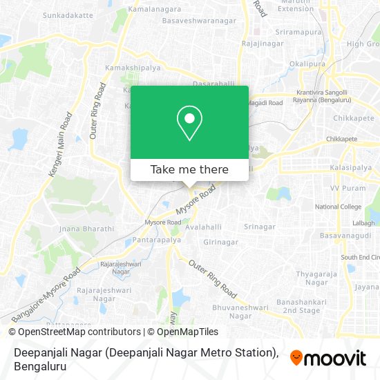 Deepanjali Nagar (Deepanjali Nagar Metro Station) map