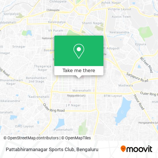 Pattabhiramanagar Sports Club map