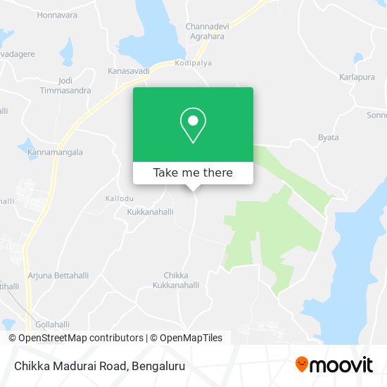 Chikka Madurai Road map