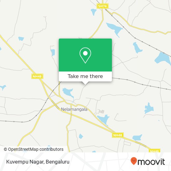 Kuvempu Nagar map