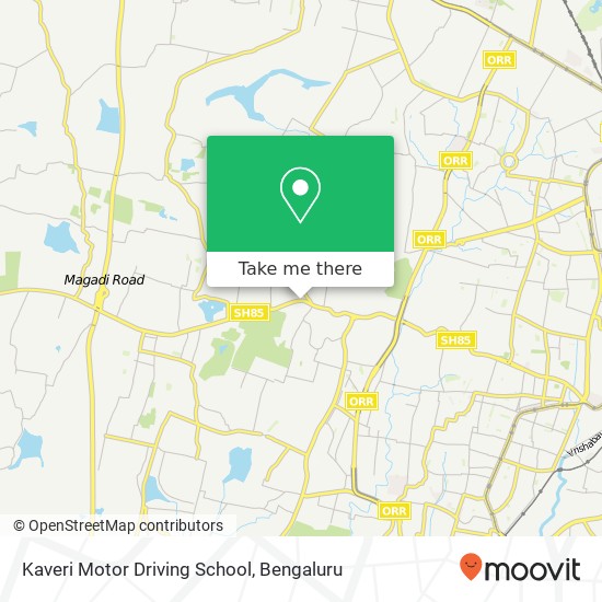 Kaveri Motor Driving School map