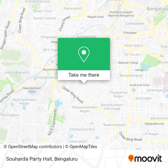 Souharda Party Hall map
