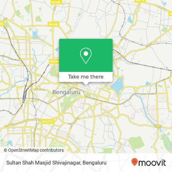 Sultan Shah Masjid Shivajinagar map