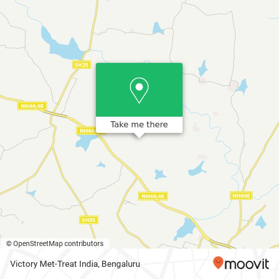 Victory Met-Treat India map