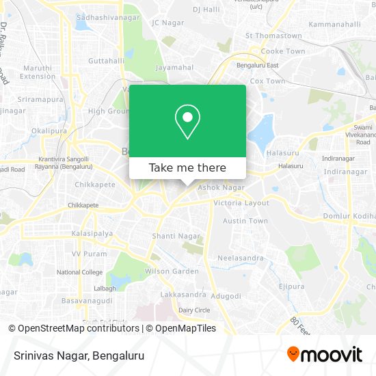 Srinivas Nagar map
