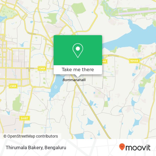 Thirumala Bakery map