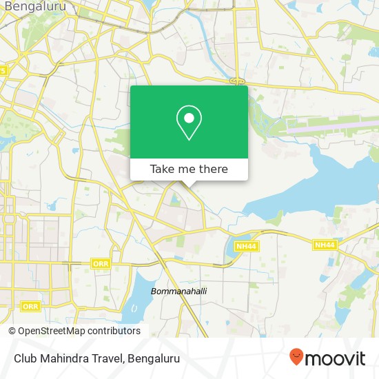 Club Mahindra Travel map