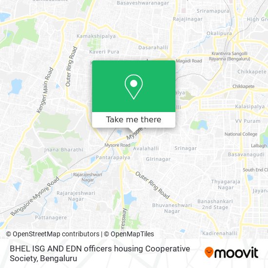 BHEL ISG AND EDN officers housing Cooperative Society map