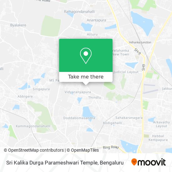 Sri Kalika Durga Parameshwari Temple map