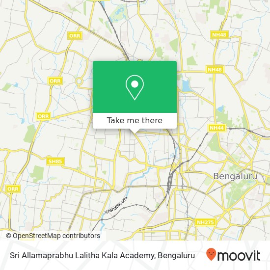 Sri Allamaprabhu Lalitha Kala Academy map