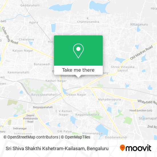 Sri Shiva Shakthi Kshetram-Kailasam map