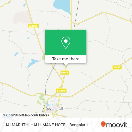 JAI MARUTHI HALLI MANE HOTEL map